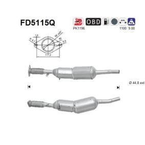 Köp Partikelfilter (DPF) av AS FD5115Q till det låga priset 8352,40 kr