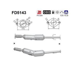Partikelfilter (DPF) von AS FD5143
