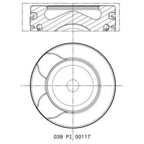 Köp Kolv av MAHLE ORIGINAL 039 PI 00117 002 till det låga priset 1597,53 kr