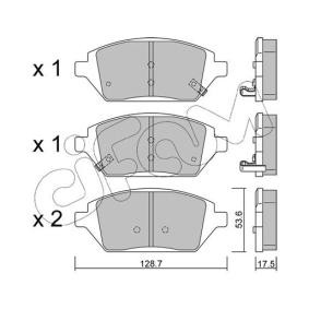 Achetez des Plaquettes de frein CIFAM 822-1211-0 à prix pour 75,60 €