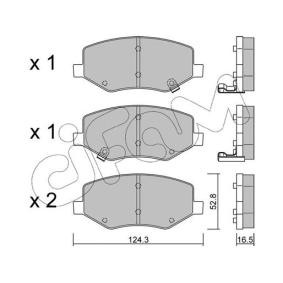 Bremsbeläge 822-1216-0