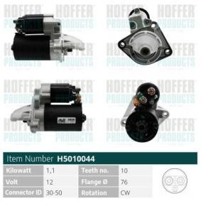 Anlasser des Herstellers HOFFER - Originalware Artikelnummer: H5010044