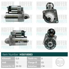 Anlasser des Herstellers HOFFER - Originalware Artikelnummer: H5010083