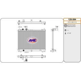 Comprar Radiador, refrigeración del motor de AHE 129.084 a bajo precio de 223,44 €
