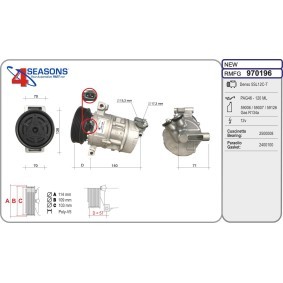 Achetez des Compresseur de climatisation AHE 970196 à prix pour 287,28 €