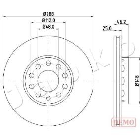 Achetez des Disque de frein JAPKO 600910C à prix pour 48,69 €