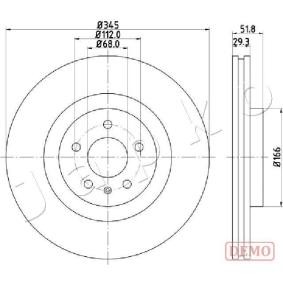 Bremsscheibe von JAPKO 600918C