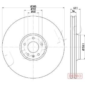 Bremsscheibe von JAPKO 600928C