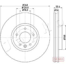Bremsscheibe von JAPKO 600954C