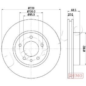 Bremsscheibe von JAPKO 600957C