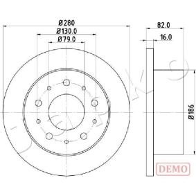 Achetez des Disque de frein JAPKO 610611C à prix pour 49,24 €