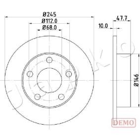 VOLKSWAGEN Bremsscheibe von JAPKO