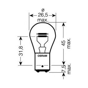 Osta OSRAM Jarruvalo, polttimo netistä Grand C-Max (DXA/CB7, DXA/CEU)-mallille edulliseen hintaan