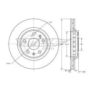Bremsscheibe von TOMEX brakes