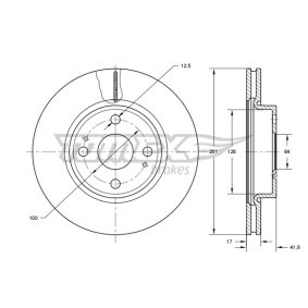 Bremsscheibe von TOMEX brakes