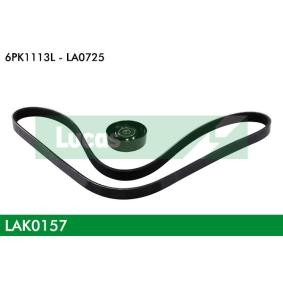 Achetez des Jeu de courroies trapézoïdales à nervures LUCAS LAK0157 à prix pour 46,12 €