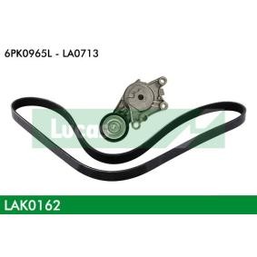 Achetez des Jeu de courroies trapézoïdales à nervures LUCAS LAK0162 à prix pour 37,42 €