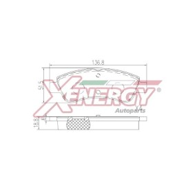 Köp Bromsbelägg av AP XENERGY X41399 till det låga priset 268,53 kr