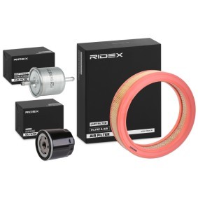Köp Servicekit och filtersats från RIDEX på nätet till POLO Skåp (86CF) till schyssta priser