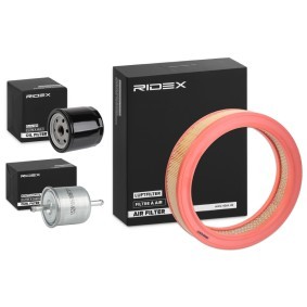 Köp Servicekit och filtersats från RIDEX på nätet till POLO Skåp (86CF) till schyssta priser