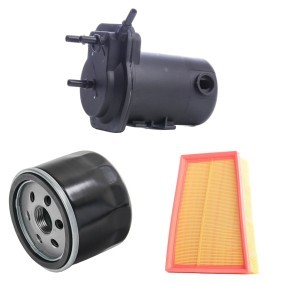 Compre Kit de filtros de RIDEX online para Megane II Furgoneta / Hatchback (KM0/2) a precios moderados