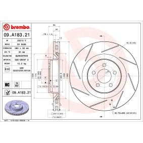 Comprar Disco de freno de BREMBO 09.A183.21 a bajo precio de 112,51 €