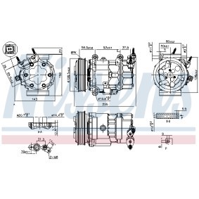 Achetez des Pulseur d'air habitacle NISSENS 87836 à prix pour 87,45 €