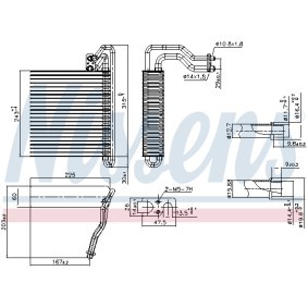 Verdampfer, Klimaanlage 92333