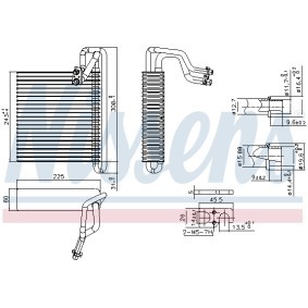 Verdampfer, Klimaanlage 92336