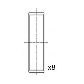 Köp Vevstakslager av FAI AutoParts BB2136-050 till det låga priset 373,24 kr