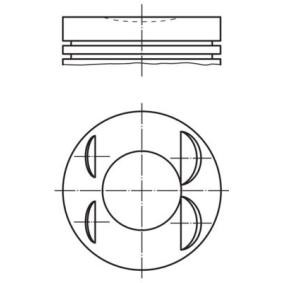 Compre Êmbolo da MAHLE ORIGINAL 021 PI 00127 001 a um preço baixo por 82,69 €