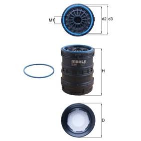 Achetez des Filtre à carburant MAHLE ORIGINAL KC 645D à prix pour 37,04 €