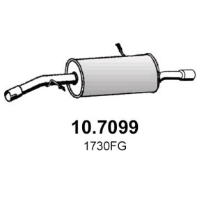 Endschalldämpfer 10.7099