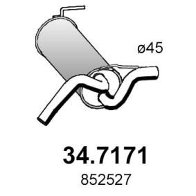 Endschalldämpfer für OPEL von ASSO
