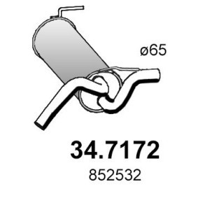 Endschalldämpfer 34.7172