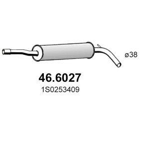 Mittelschalldämpfer von ASSO 46.6027