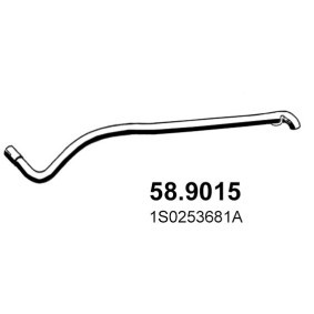 Abgasrohr 58.9015