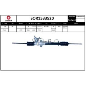 Achetez des Crémaillère de direction SNRA SOR1533520 à prix pour 474,07 €