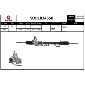 Achetez des Crémaillère de direction SNRA SOR1834550 à prix pour 670,38 €