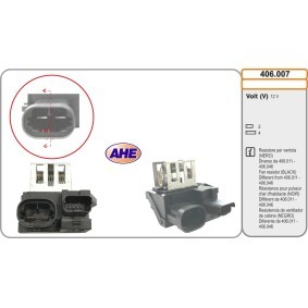 Vorwiderstand, Elektromotor-Kühlerlüfter 406.007