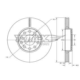 Bremsscheibe von TOMEX brakes