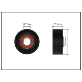 Compre Rolo tensor, correia trapezoidal estriada da CAFFARO 500650 a um preço baixo por 15,83 €