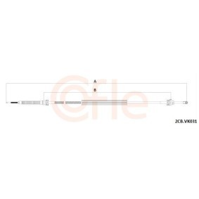 Acquista Cavo comando, Cambio manuale da COFLE 2CB.VK031 a buon mercato per soli 53,13 €