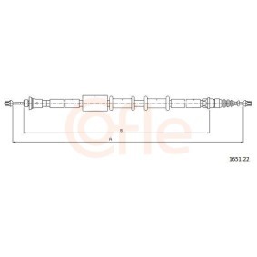 Köp Vajer, manuell transmission av COFLE 92.12.7240 till det låga priset 750,91 kr