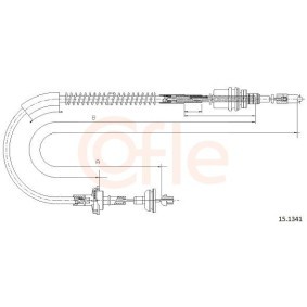 Acquista Cavo frizione da COFLE 92.15.1341 a buon mercato per soli 19,72 €