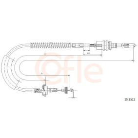 Acquista Cavo frizione da COFLE 92.15.1512 a buon mercato per soli 20,49 €