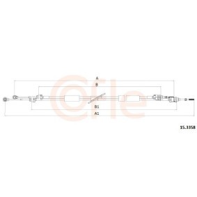 Köp Vajer, manuell transmission av COFLE 92.15.3358 till det låga priset 1022,47 kr