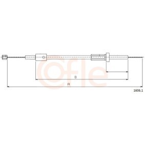 Achetez des Tirette de capot moteur COFLE 92.1606.1 à prix pour 5,59 €