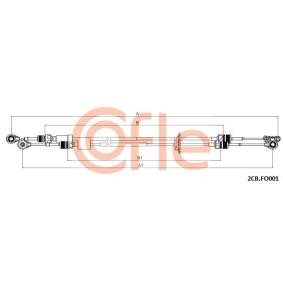 Seilzug, Schaltgetriebe 92.2CB.FO001