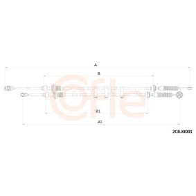 Acquista Cavo comando, Cambio manuale da COFLE 92.2CB.KI001 a buon mercato per soli 85,17 €